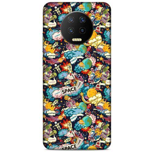 Lopard İnfinix Note 7 Uyumlu Kılıf SpaceX (44) Tough Armor Kılıf
