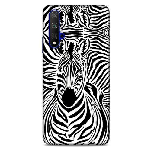 Animax Zebra Silüet Huawei P Smart S Y8P Kılıf Desenli Silikon