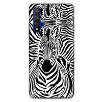 Animax Zebra Silüet Huawei P Smart S Y8P Kılıf Desenli Silikon