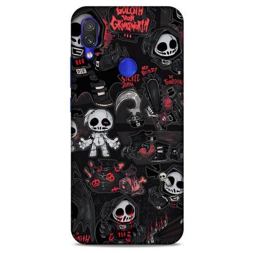 Xiaomi Redmi Note 7 Uyumlu Kılıf Motorsiklet (30) Silicone Case İskelet
