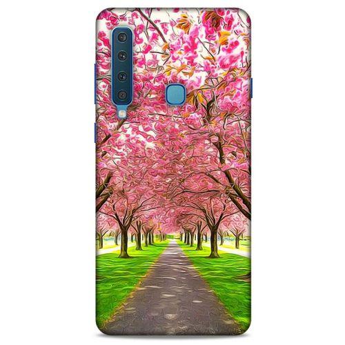 Lopard Samsung Galaxy A9 2018 Uyumlu Kılıf Bahar (42) Rugged Armor Kılıf Pembe Ağaç