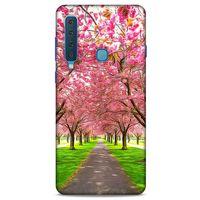 Lopard Samsung Galaxy A9 2018 Uyumlu Kılıf Bahar (42) Rugged Armor Kılıf Pembe Ağaç