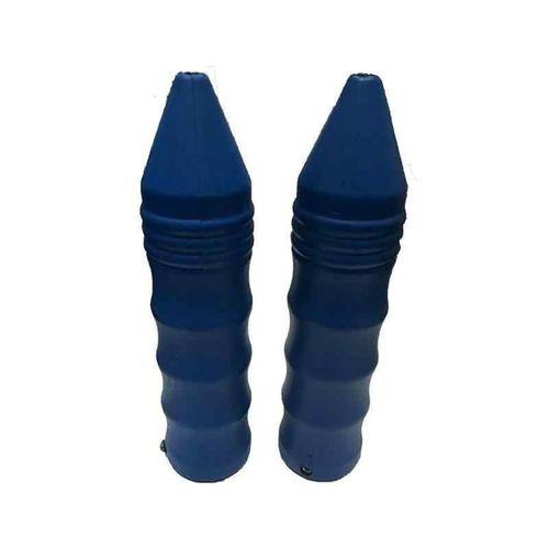 SEVGENT 4 Parmak Mat Mavi Sivri Elcik Plastik