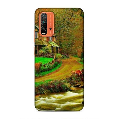 Xiaomi Redmi 9T Uyumlu Kılıf Azarbaijan (48) Bumper Kılıf Orman Evi