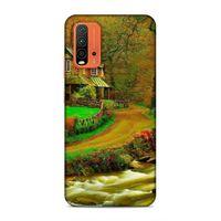 Xiaomi Redmi 9T Uyumlu Kılıf Azarbaijan (48) Bumper Kılıf Orman Evi
