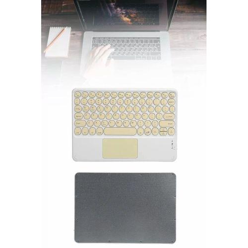Touchpad Tüm Cihazlara Uyumlu Bluetooth Klavye Touchpad Slim Kablosuz Wifi Q Klavye