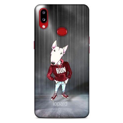 Samsung Galaxy A10s Kılıf FunnyMaX (41) Tank Kılıf Gri Bull Teriyer