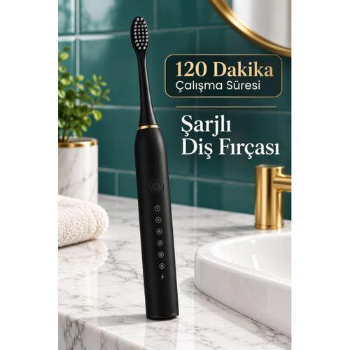 Siyah Elektrikli Diş Fırçası Zamanlayıcılı Ve Hafızalı