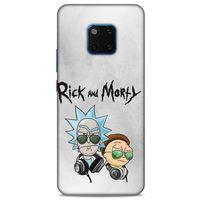 Huawei Mate 20 Pro Uyumlu Kılıf Rick And Morty (4) Koruma Kılıfı Eye Patch Morty