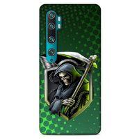 Xiaomi Mi Note 10 Uyumlu Kılıf Motorsiklet (29) Arka Koruma Kılıfı Kurukafa