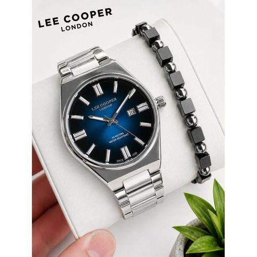 Lee Cooper Erkek Kol Saati 50 Mt Suya Dayanıklı Çelik Kordon Bileklik Hediyeli VS.BLKT.1033
