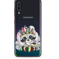Zoologix (41) Samsung Galaxy A70 Şeffaf Kılıf Silikon Desenli