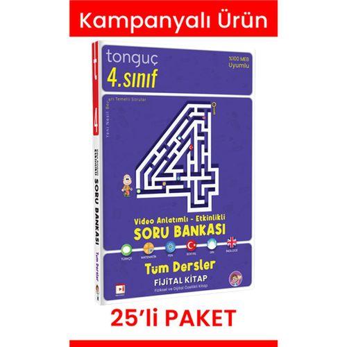 4. Sınıf Tüm Dersler Video Anlatımlı - Etkinlikli Soru Bankası 25' li Paket (2 Kitap Hediyeli)