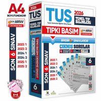 2026 TUS Temel Tıp Bilimleri ÖSYM Çıkmış Soru Tıpkı Basım Son 3 Yıl 6lı Deneme Kitapçığı