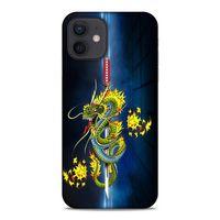Lopard Apple iPhone 12 Uyumlu Kılıf Tattoo's (2) Kabı Ejderha Dövmesi