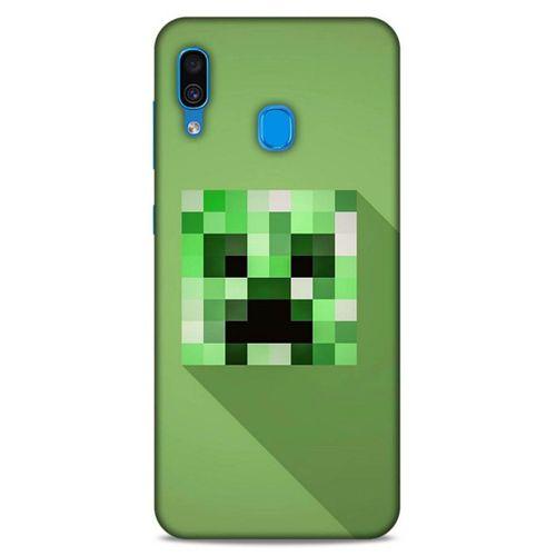 Lopard Samsung Galaxy A30 Uyumlu Kılıf PiXel (36) Glitter Kılıf Creeper