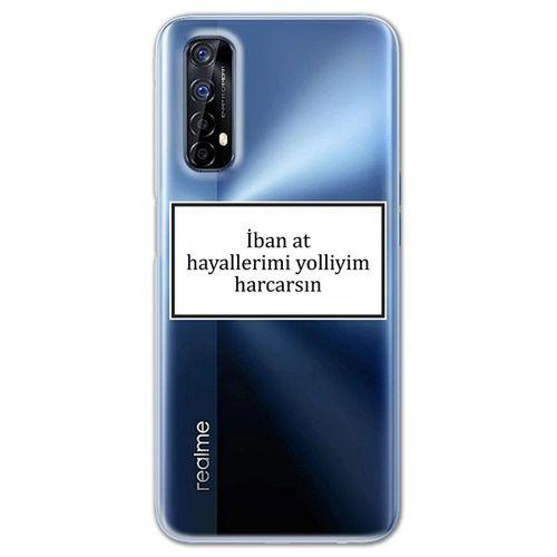 Realme 7 Kılıf HD Yazı Baskılı Silikon Arka Kapak - Yazı 9