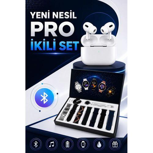 2025 Model Akıllı Saat Ve Yeni Nesil Pro Bluetooth Kulaklık Anc Özelliği