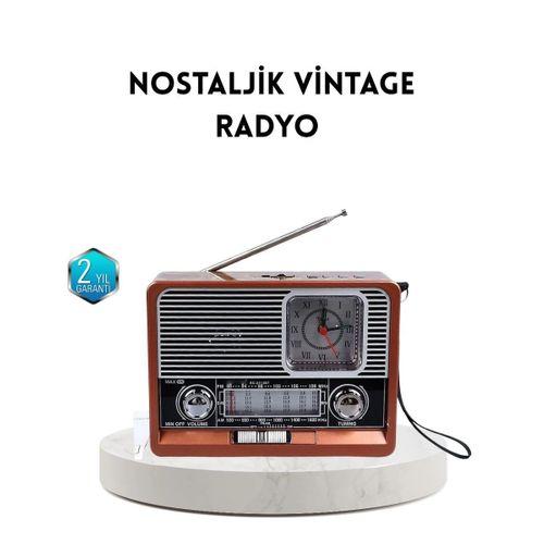 Dekoratif Vintage Radyo – Klasik Görünüm, Modern Fonksiyon Ve Uzun Ömürlü Kullanım