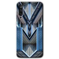 Xiaomi Mi 9 SE Kılıf Baskılı Kapak - Retro Building + 5D Tam Kaplayan Cam