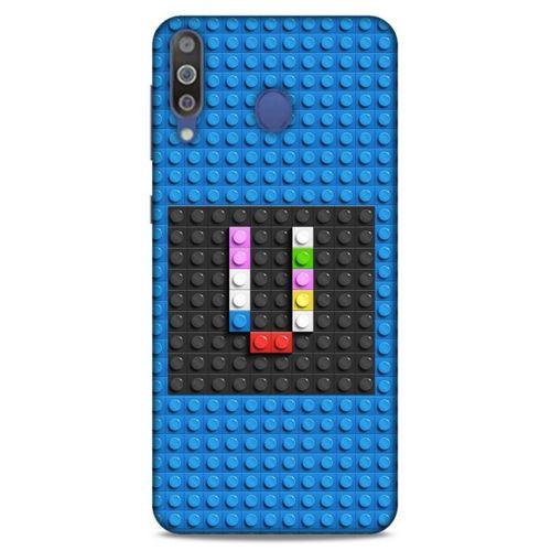 Lopard Samsung Galaxy M30 Uyumlu Kılıf BloX (35) Fit Design Kılıf V Harfi