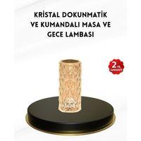 Kristal Tasarımlı Rgb Led Gece Lambası – Kumandalı, Renk Değiştiren Dekoratif Işık