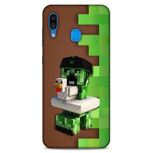 Lopard Samsung Galaxy A30 Uyumlu Kılıf PiXel (35) Fit Design Kılıf Creeper