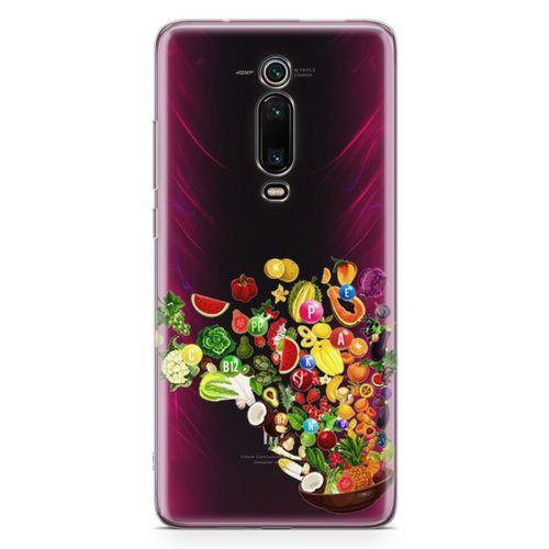 Xiaomi Redmi K20 Pro Kılıf Vitamin Tablosu Arka Kapak Koruma Desenli Full Koruyucu