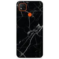 Mermer Desenli (17) Tema Tasarım Kılıf Siyah Xiaomi Redmi 9C Kılıf