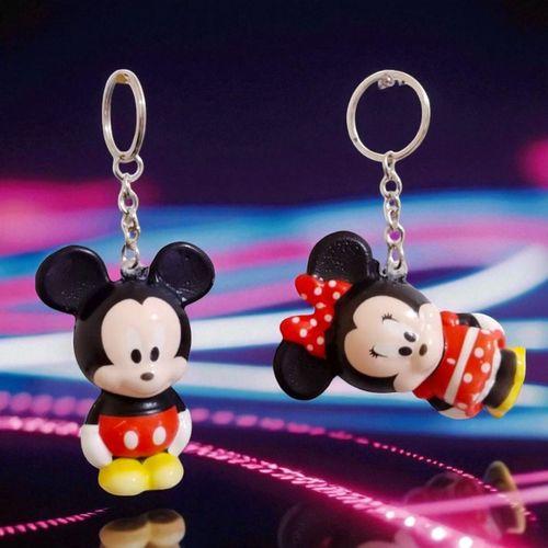 2 ADET MİNİ MİNNİE MOUSE MİCKEY MOUSE SUKUŞİ ANAHTARLIK DUYUSAL OYUNCAK MİCKEY MOUSE OYUNCAKLARI