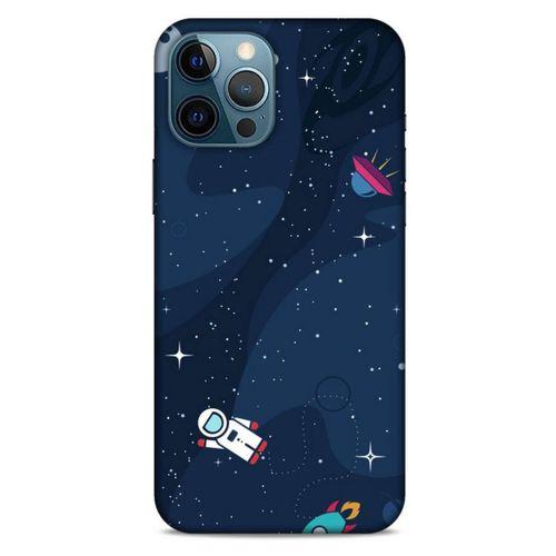 Apple iPhone 12 Pro Max Uyumlu Kılıf Mavi Delisi (23) Ultra Koruma Kılıfı Nasa