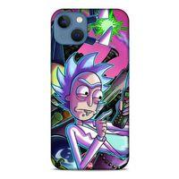Apple iPhone 13 Mini Uyumlu Kılıf Rick And Morty (20) Koruyucu Kılıf MC Haps