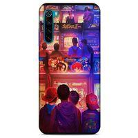 Retro (33) Desen Hybrid Kılıf Renkli Xiaomi Redmi Note 8T Kılıf
