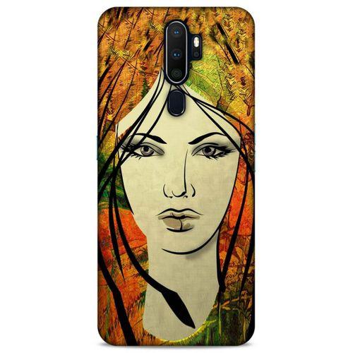 Lopard Oppo A9 2020 Uyumlu Kılıf Sürreal Yüzler ♀ (29) Arka Koruma Kılıfı Baskılı