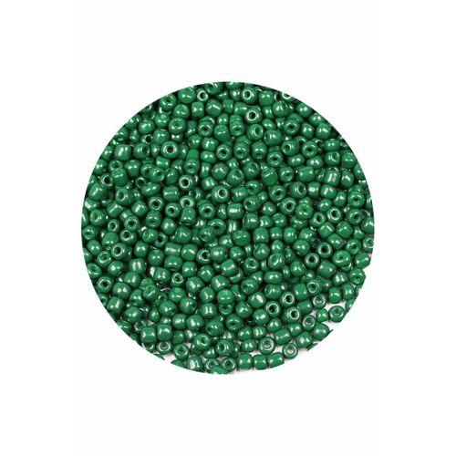 Koyu Yeşil Renk 4 mm Yaklaşık 660 adet / 60 gram Cam Boncuk Oya Yazma Bileklik ve Kolye