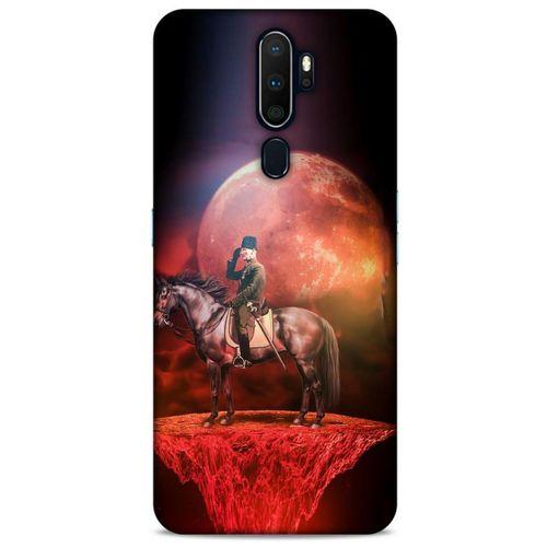 Oppo A5 2020 Kılıf Atatürk (49) Ultra Silikon Kılıf Uzay