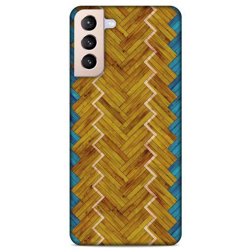 Lopard Samsung Galaxy S21 Plus Uyumlu Kılıf Wood'X (37) Silicone Cover Baskılı