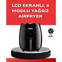 Büyük Boy 6 Litre Airfryer 2400w Sesli Uyarı Lcd Ekran