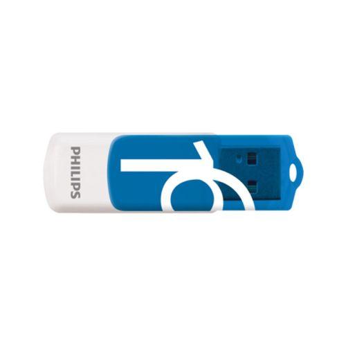 PHILIPS FM16FD05B, 16GB, USB 2.0, Vivid, Okyanus Mavisi, Flash Disk