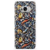 Samsung Galaxy S8 Plus Kılıf Kayak Malzemeleri Arka Kapak Koruma Desenli Full Koruyucu