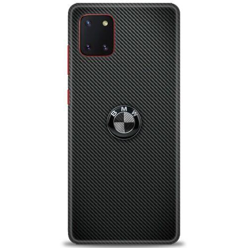 Samsung Galaxy A81 / Note 10 Lite Kılıf HD Baskılı Kılıf - Bmw Siyah + Tam Ekran Koruyucu