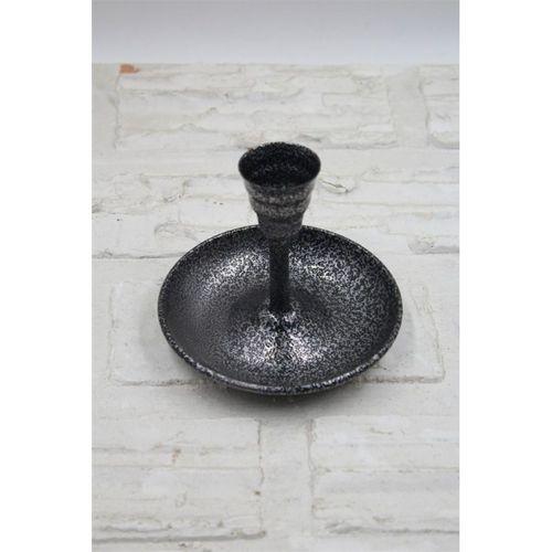 Metal Vintage Mumluk & El Şamdanı Gümüş Turna2623-8