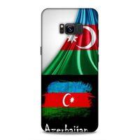 Samsung Galaxy S8 Plus Uyumlu Kılıf Azarbaijan (13) Silikon Kap Bayraklar