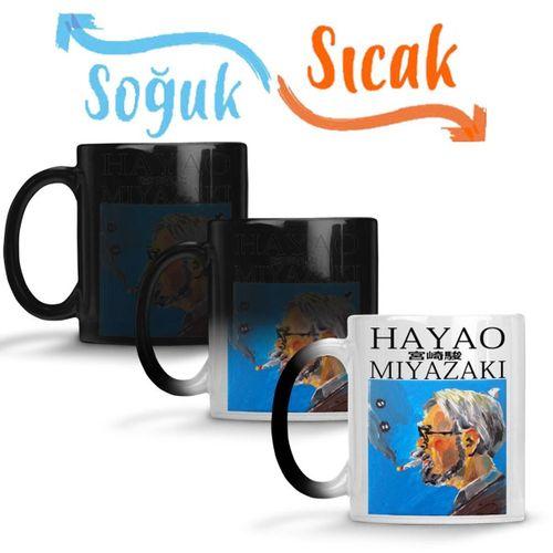 Hayao Miyazaki Thinking Face Sihirli Kupa Bardak Porselen