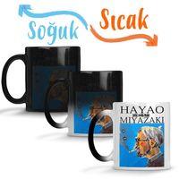 Hayao Miyazaki Thinking Face Sihirli Kupa Bardak Porselen