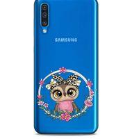 Zoologix (77) Samsung Galaxy A50 Şeffaf Kılıf Silikon Desenli