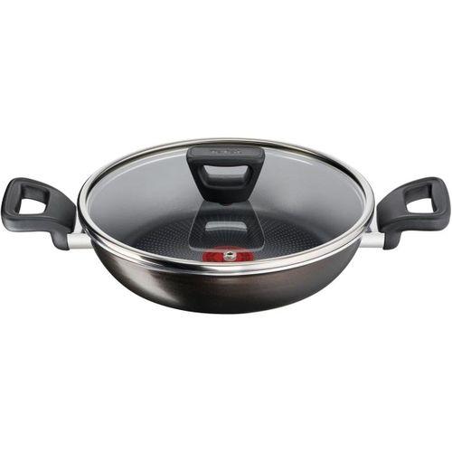 Tefal Titanyum 2X XL Difüzyon Tabanlı Kapaklı Sahan 24 Cm