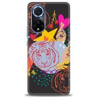 Huawei Nova 9 Kılıf HD Baskılı Kılıf - Kaplan + Tam Ekran Koruyucu