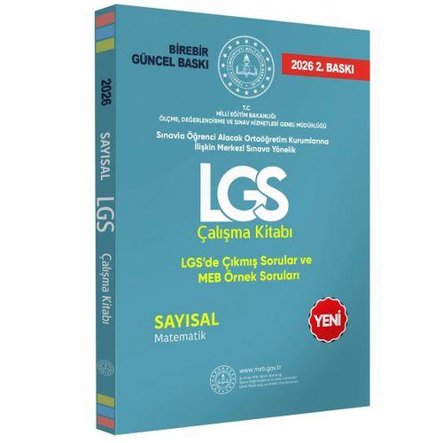 2026 MEB Örnek Soruları LGS Matematik Çalışma Kitabı 8 Sınıf RENKLİ Baskı A4 Boyut GÜNCEL