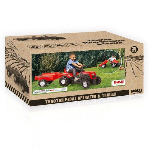Dolu Ranchero Römorklu Traktör Çocuklar İçin Eğitici ve Gerçekçi Oyuncak